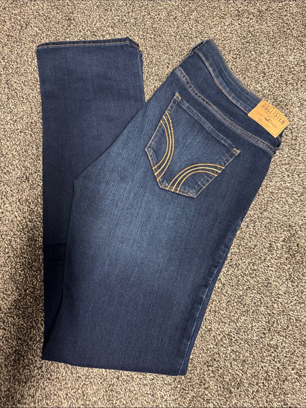 Women’s nwot Hollister Women's Dark Indigo Skinny Jeans, 13R, W31/L32